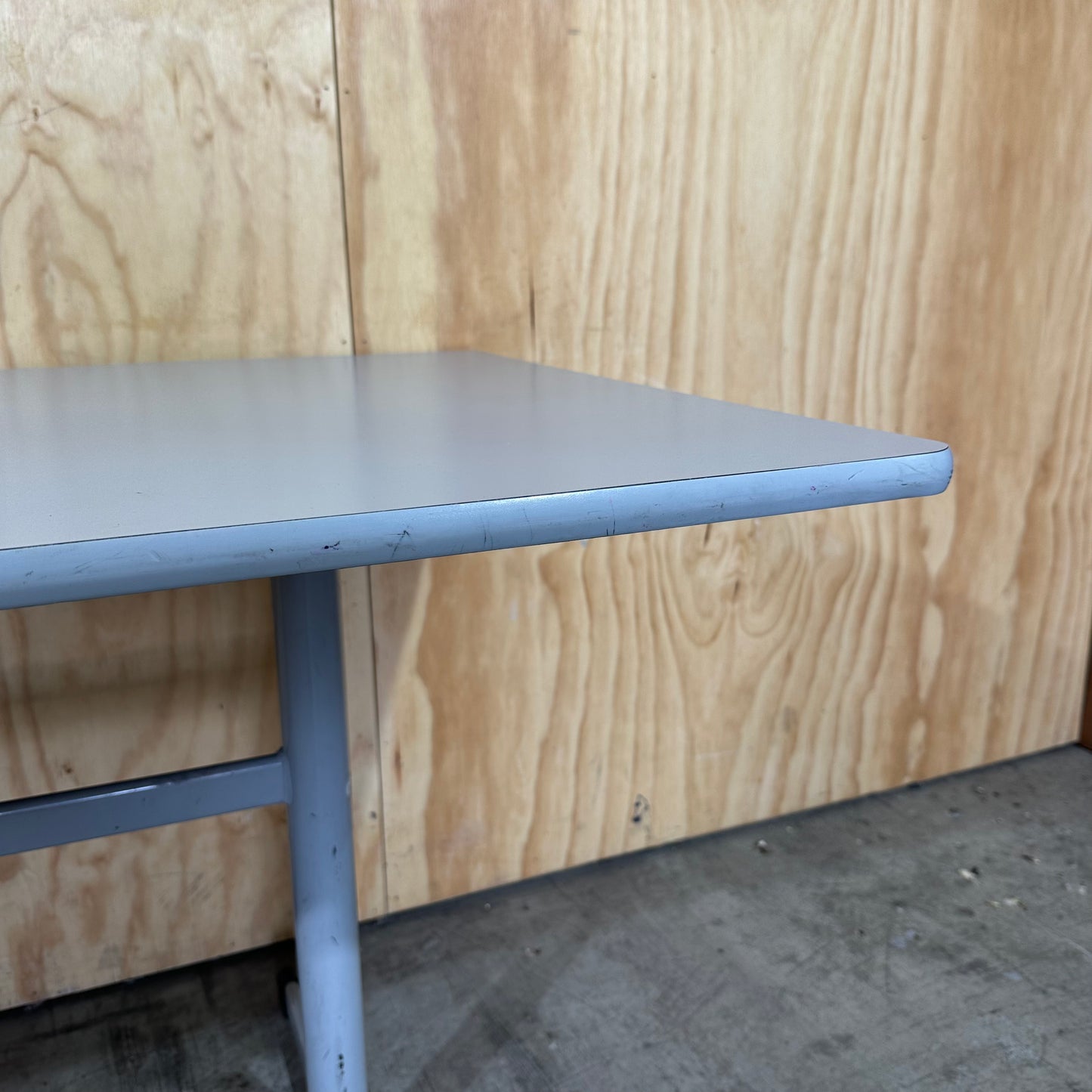 Grey Melamine Desk