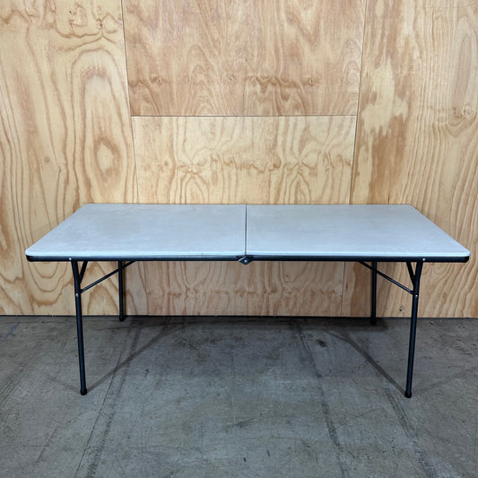 6ft Bi-Fold Plastic Trestle Table