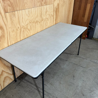 6ft Bi-Fold Plastic Trestle Table