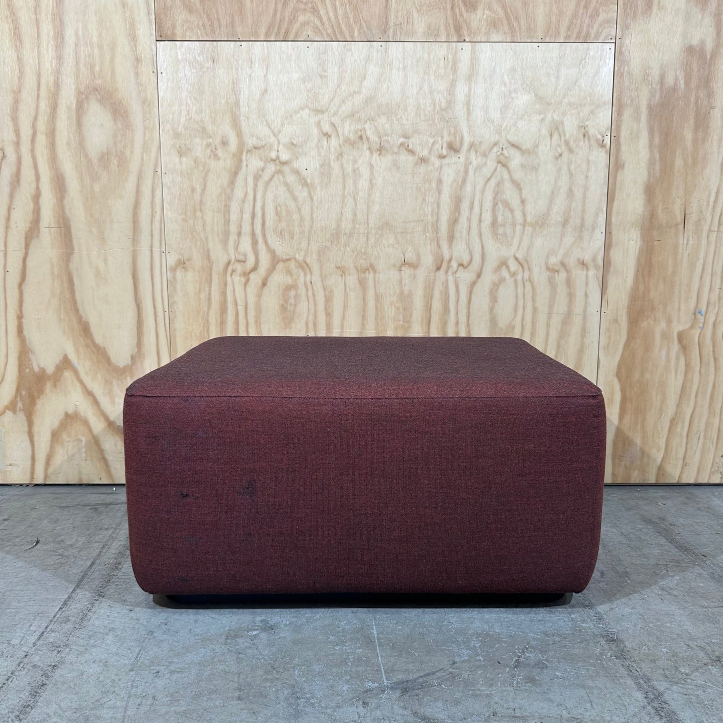 Sebel Smart Softies Bloc Ottoman in Burgundy