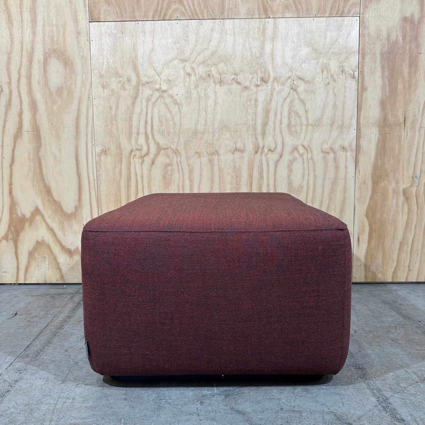 Sebel Smart Softies Bloc Ottoman in Burgundy