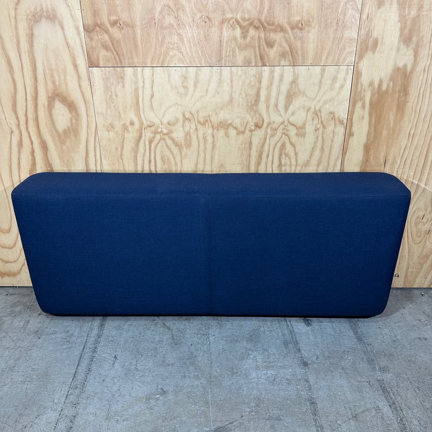 Navy Upholstered Bench