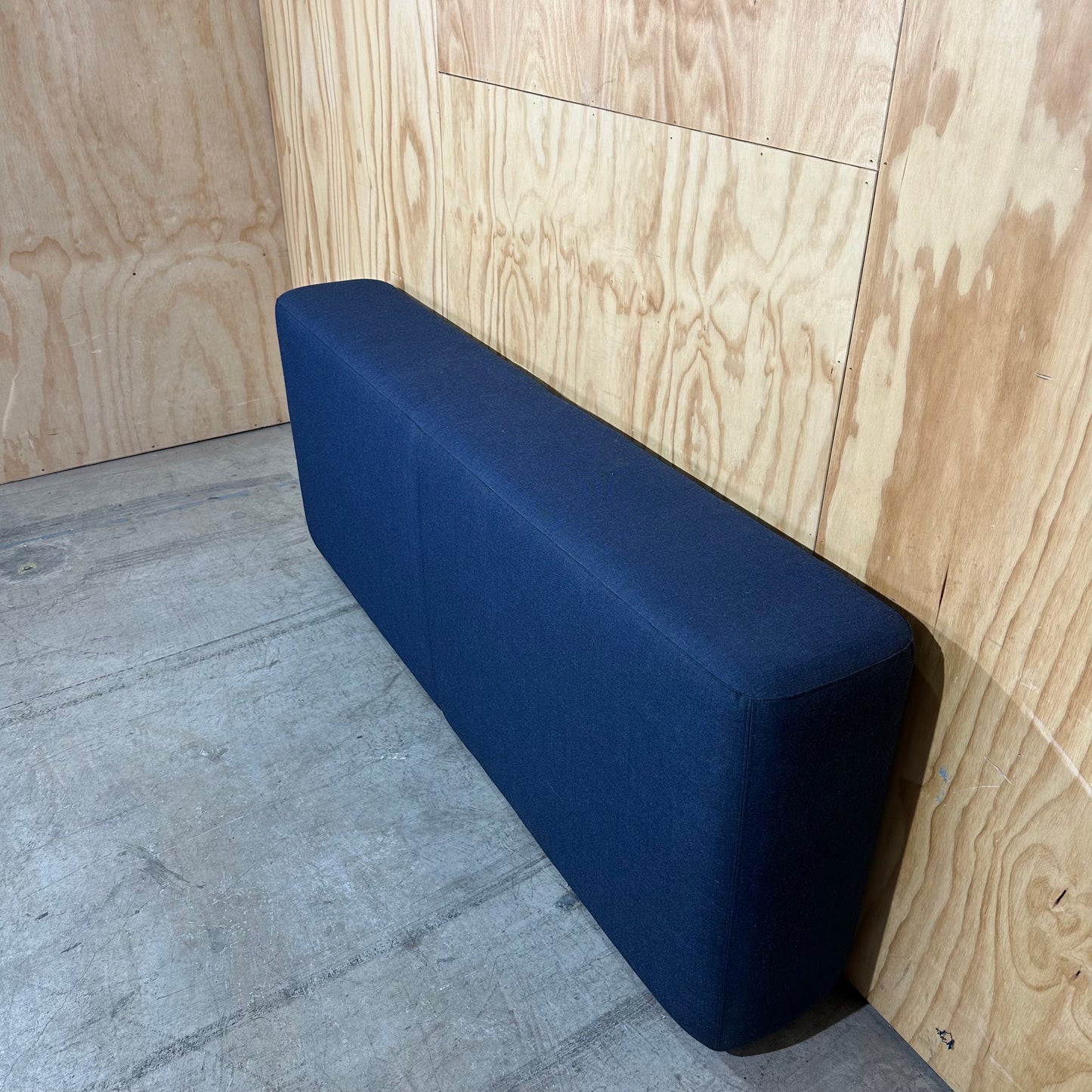 Navy Upholstered Bench