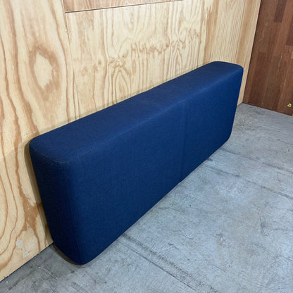 Navy Upholstered Bench
