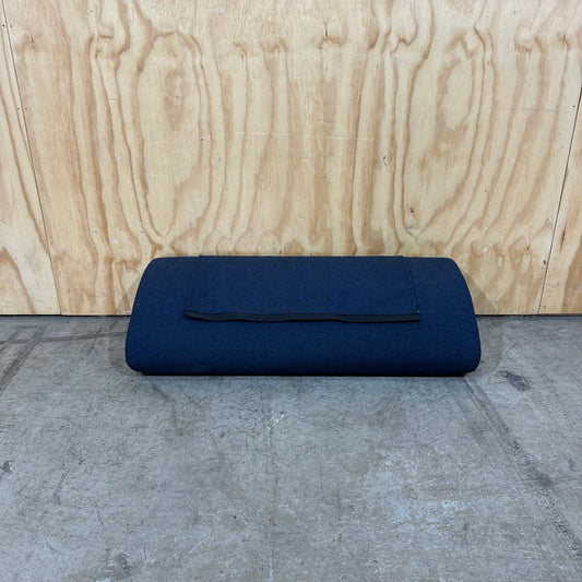 Cylindrical Navy Couch Cushion