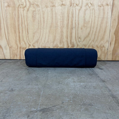 Cylindrical Navy Couch Cushion