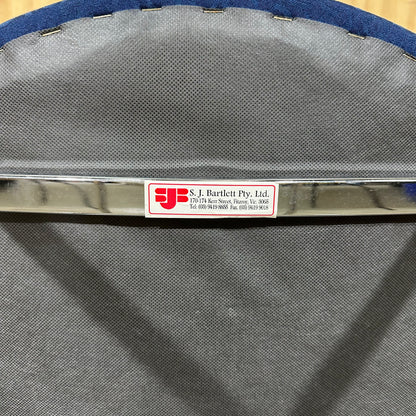 Patterned Blue Visitor Chair