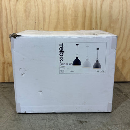 Telbix Fabrica 40 White Pendant Light