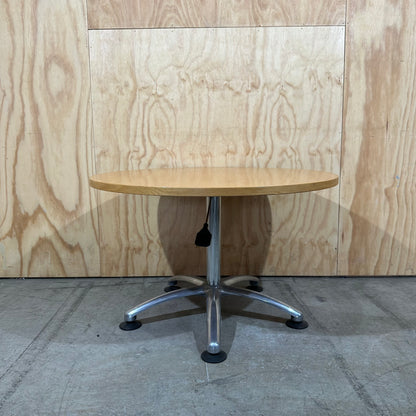 Adjustable Height Round Table