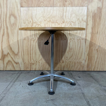 Adjustable Height Round Table