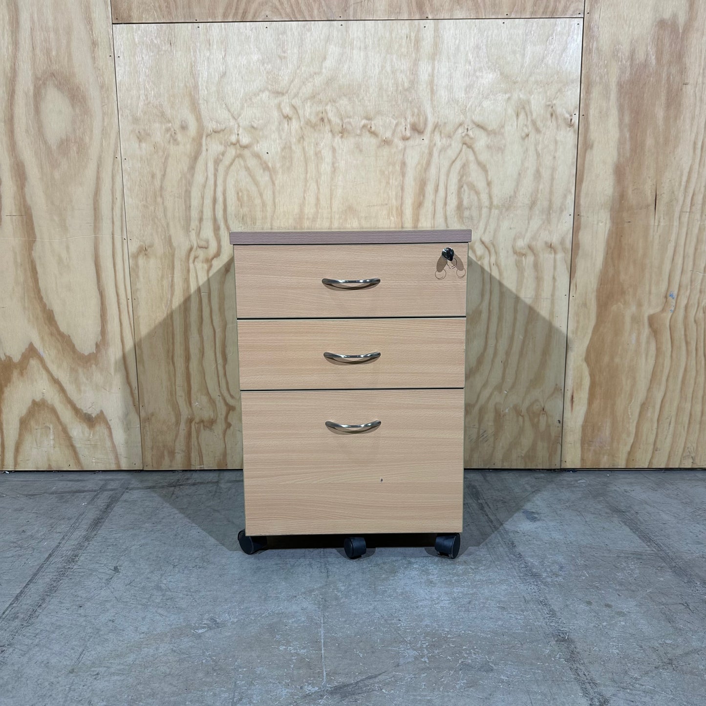 Beech and Charcoal Pedestal