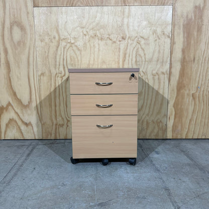 Beech and Charcoal Pedestal