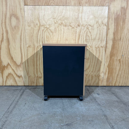 Beech and Charcoal Pedestal