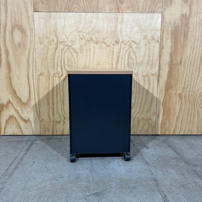 Beech and Charcoal Pedestal