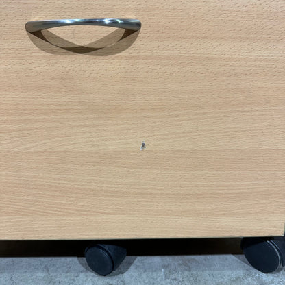 Beech and Charcoal Pedestal