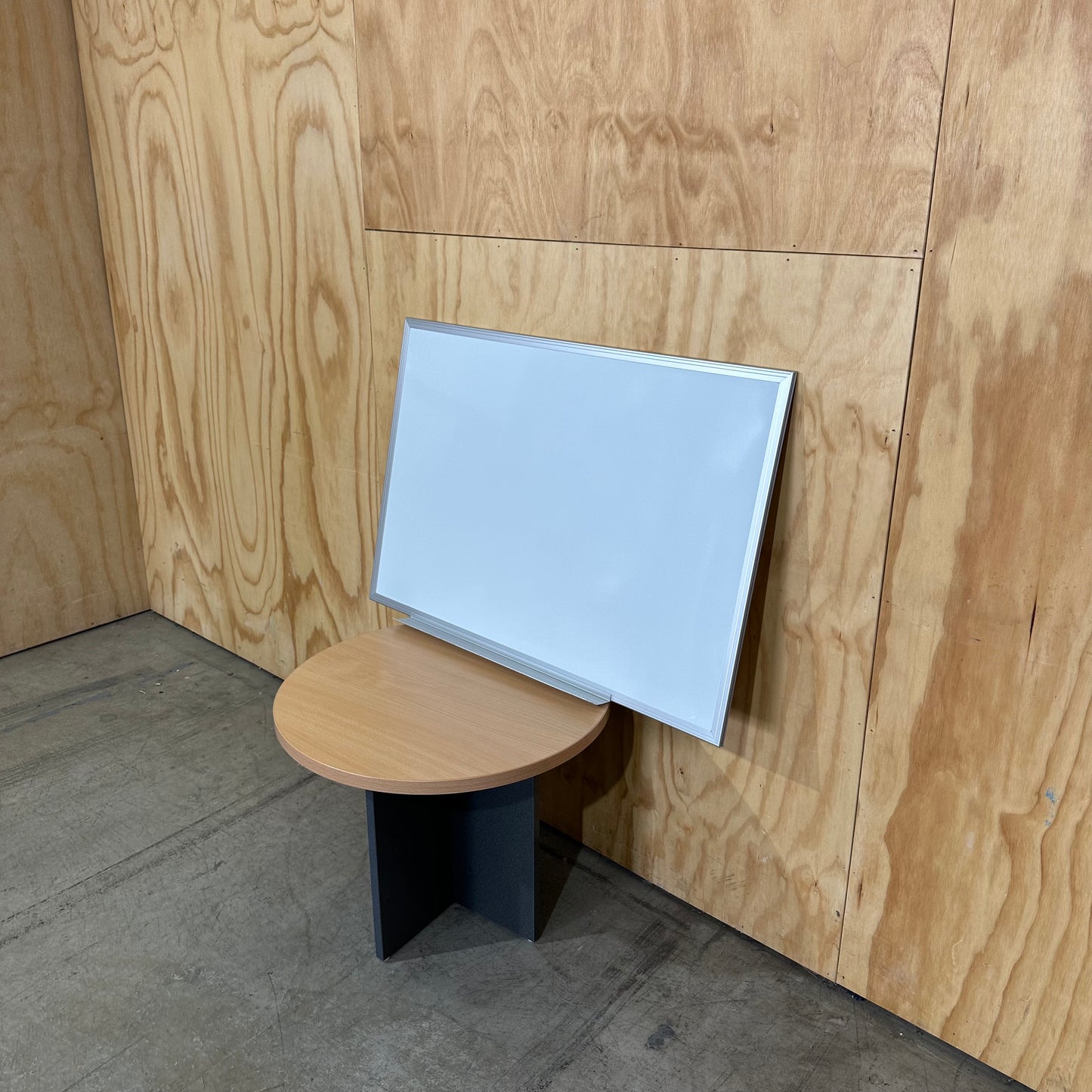 Small Magnetic Dry Erase Whiteboard with Pen Tray