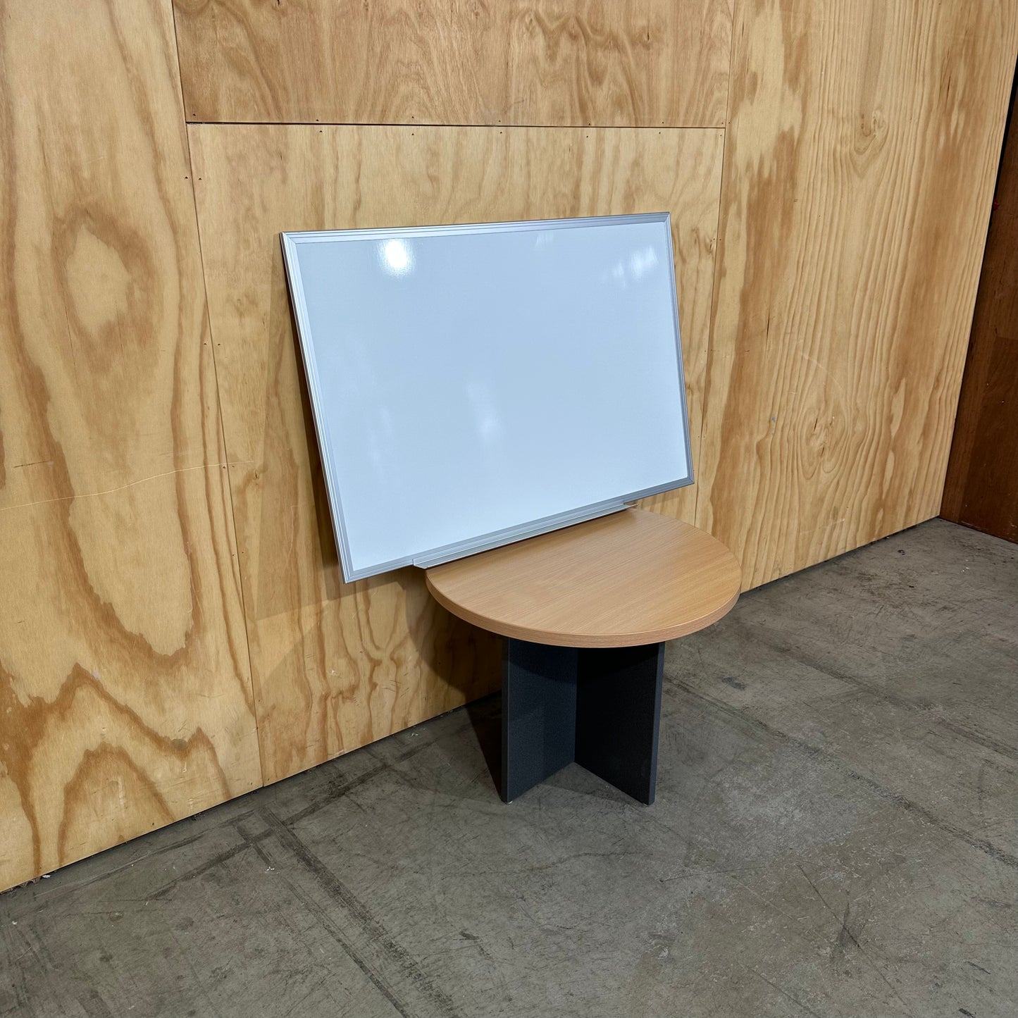 Small Magnetic Dry Erase Whiteboard with Pen Tray