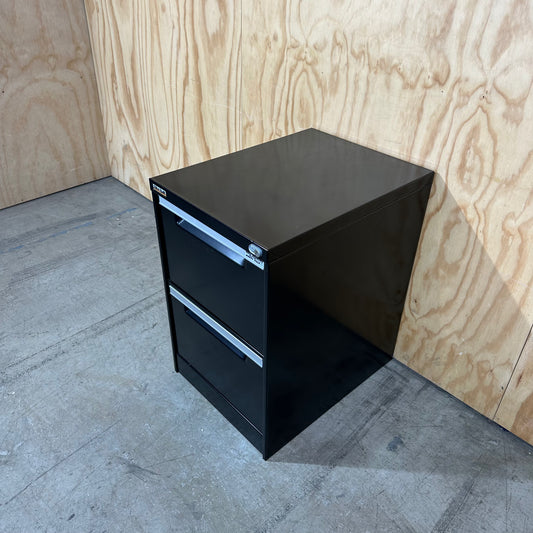 Black Elitebuilt 2 Drawer Filing Cabinet