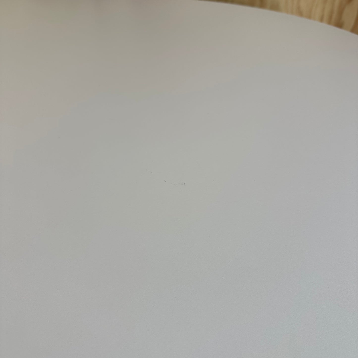 White Oval Table