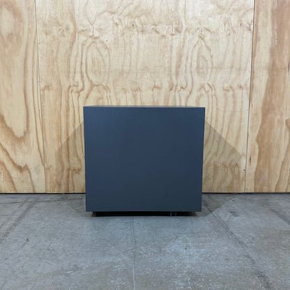 Narrow Grey Metal Pedestal