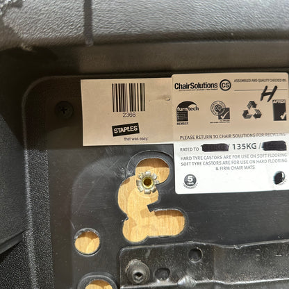 Black Staples Task Chair