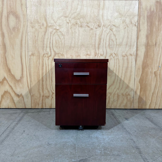 Mahogany Veneer Pedestal