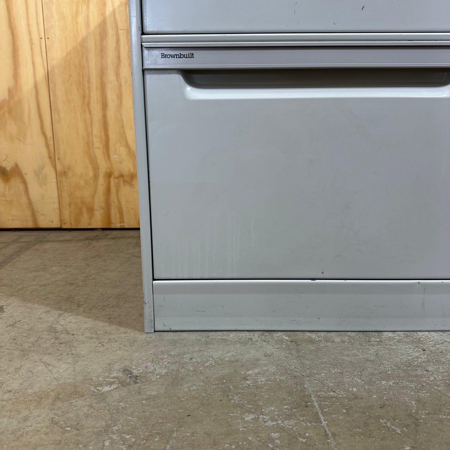 Brownbuilt Light Grey 2 Drawer Filing Cabinet