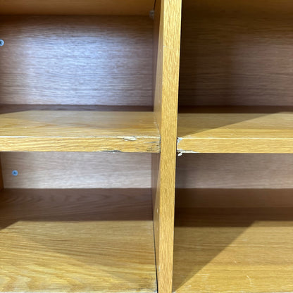 Contemporary Oak Shelving Unit