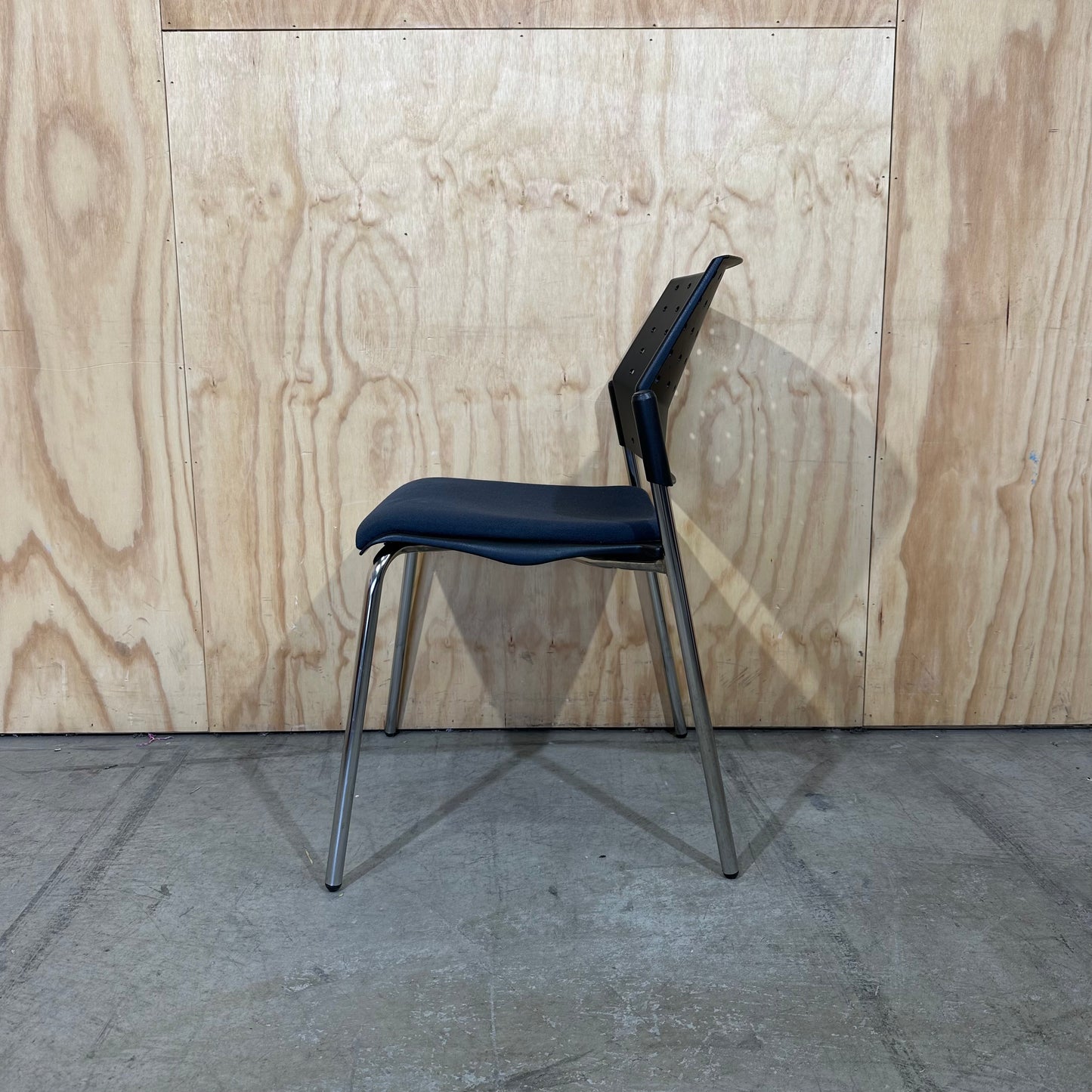 Stem Matrix Stacking Chair in Navy