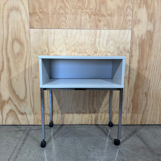 Light Grey Shelf on Wheels
