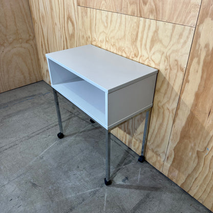Light Grey Shelf on Wheels