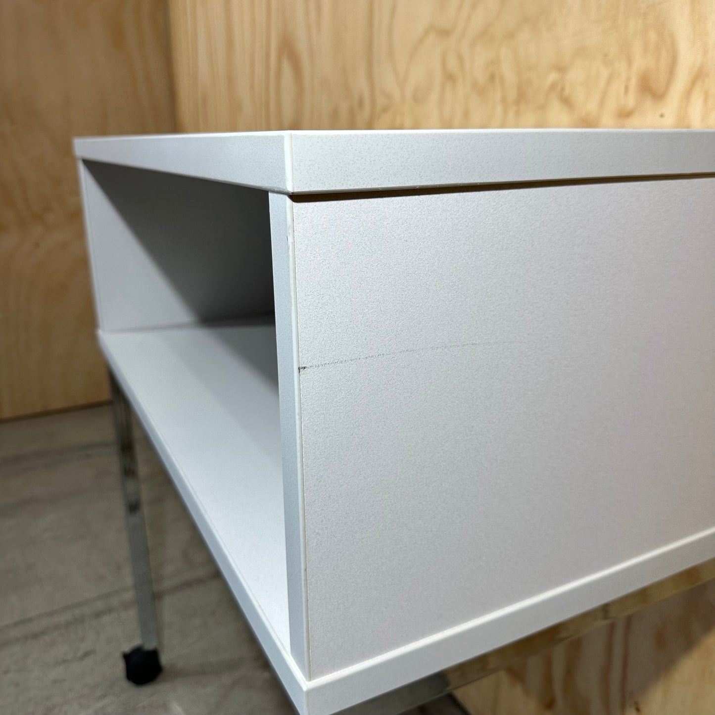 Light Grey Shelf on Wheels