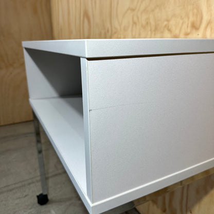 Light Grey Shelf on Wheels