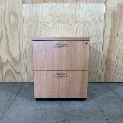 Classic Mobile Two-Drawer Filing Cabinet