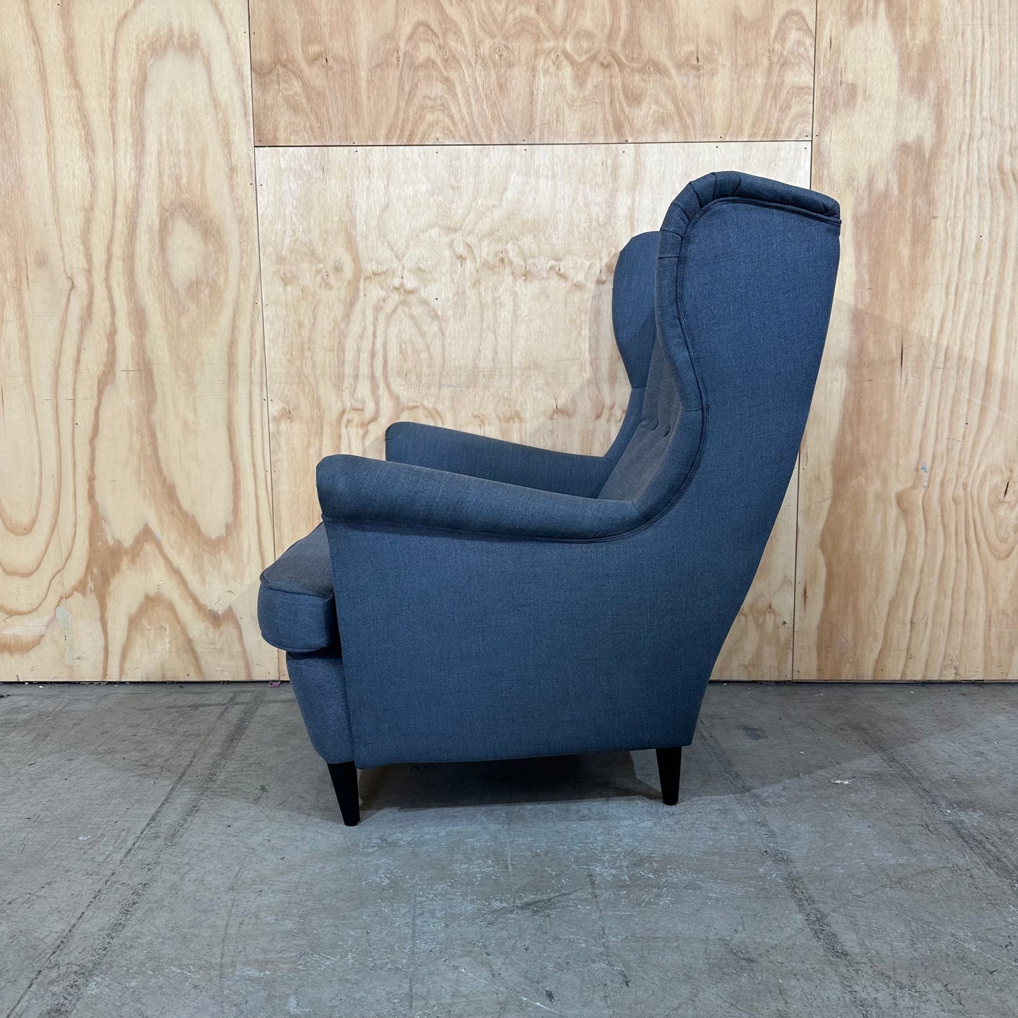 IKEA STRANDMON Wing Chair, Nordvalla Dark Grey
