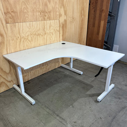 Manual Corner Sit-Stand Desk