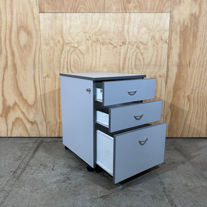 Light Grey Melamine Pedestal