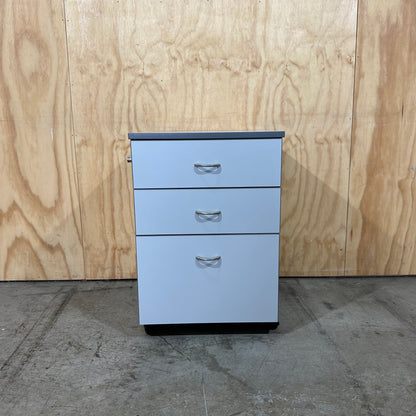 Light Grey Melamine Pedestal