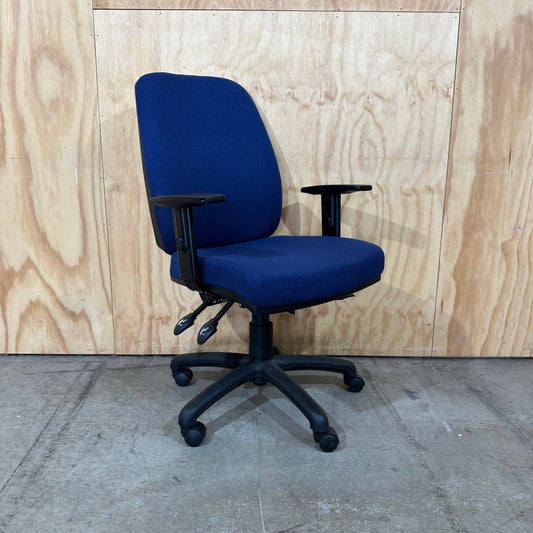 Blue Pago Task Chair with Arms