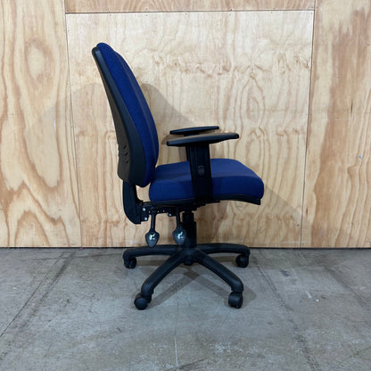 Blue Pago Task Chair with Arms