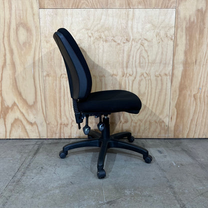 Black Highback Task Chair by Furnx