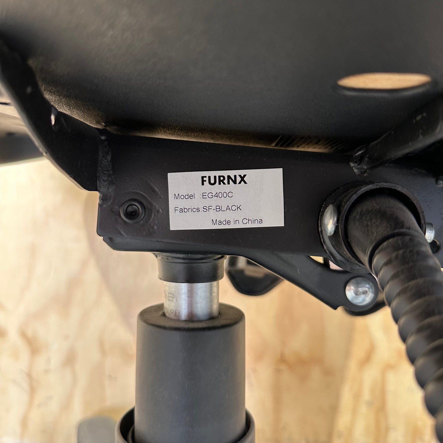 Black Highback Task Chair by Furnx