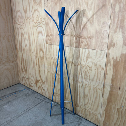 Blue Faux Leather Hat Stand