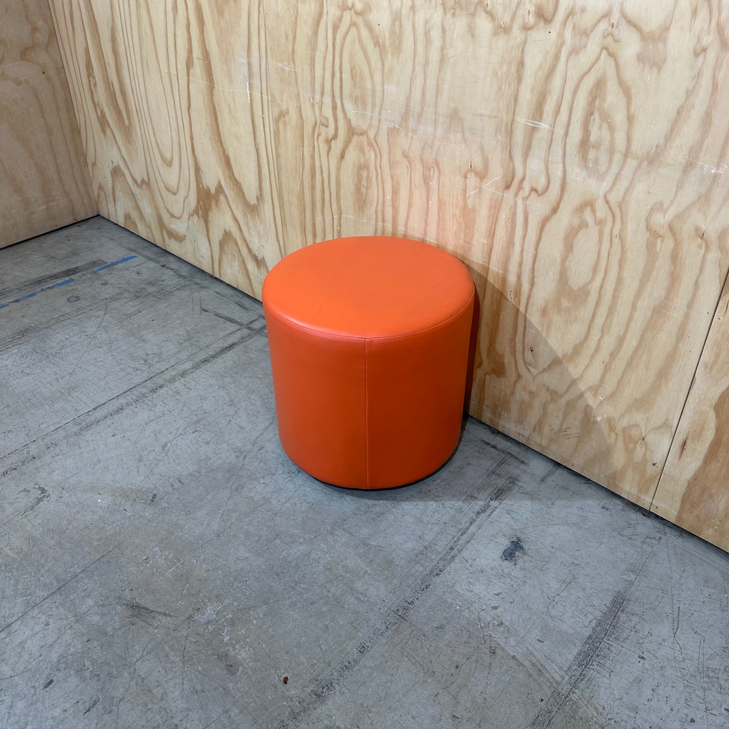 Orange Ottoman