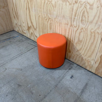 Orange Ottoman