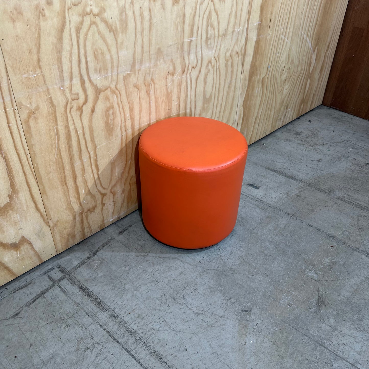 Orange Ottoman