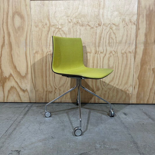 Catifa 46 with 4 way castor  by Lievore Altherr Molina for Arper in Yellow