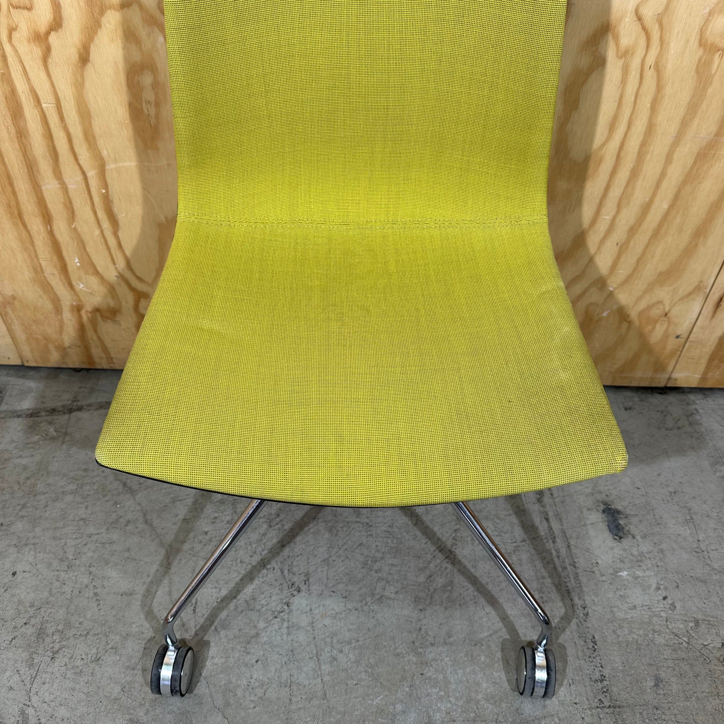 Catifa 46 with 4 way castor  by Lievore Altherr Molina for Arper in Yellow