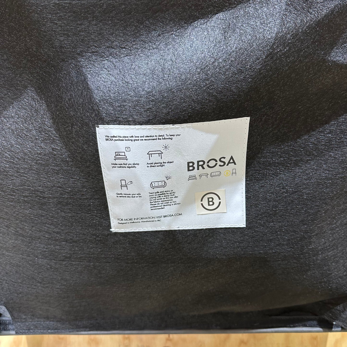 Brosa Leather Scoop Back Dining Chair
