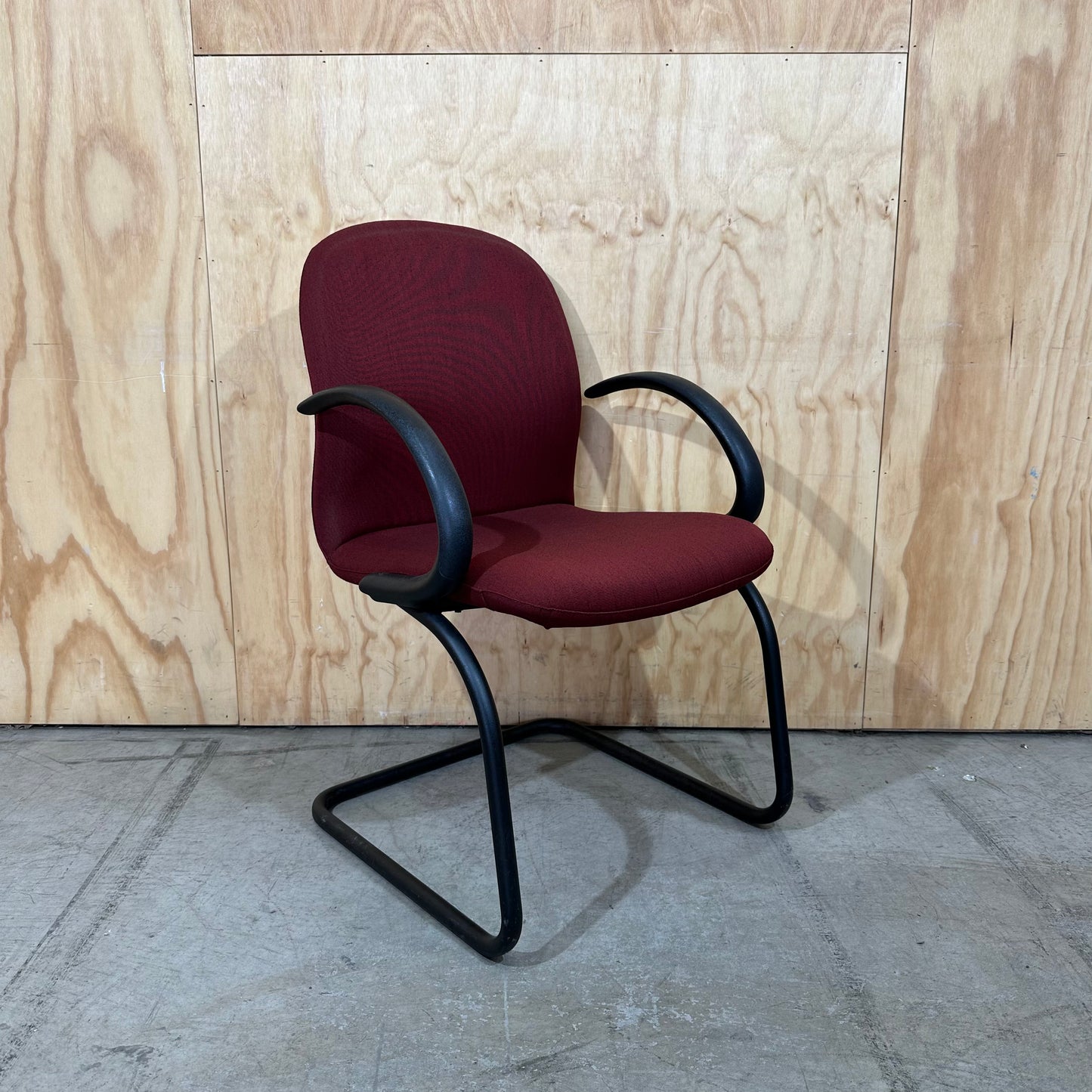 Red Cantilever Visitor Chair